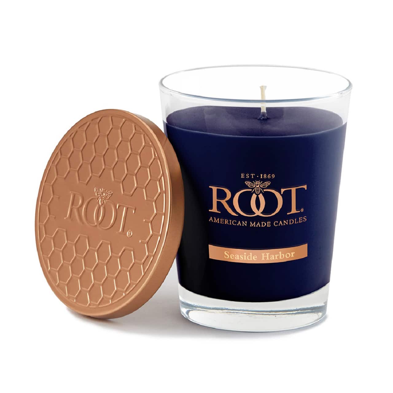Root Candles 10.5oz. Large Scented Honeycomb Veriglass Jar Candle